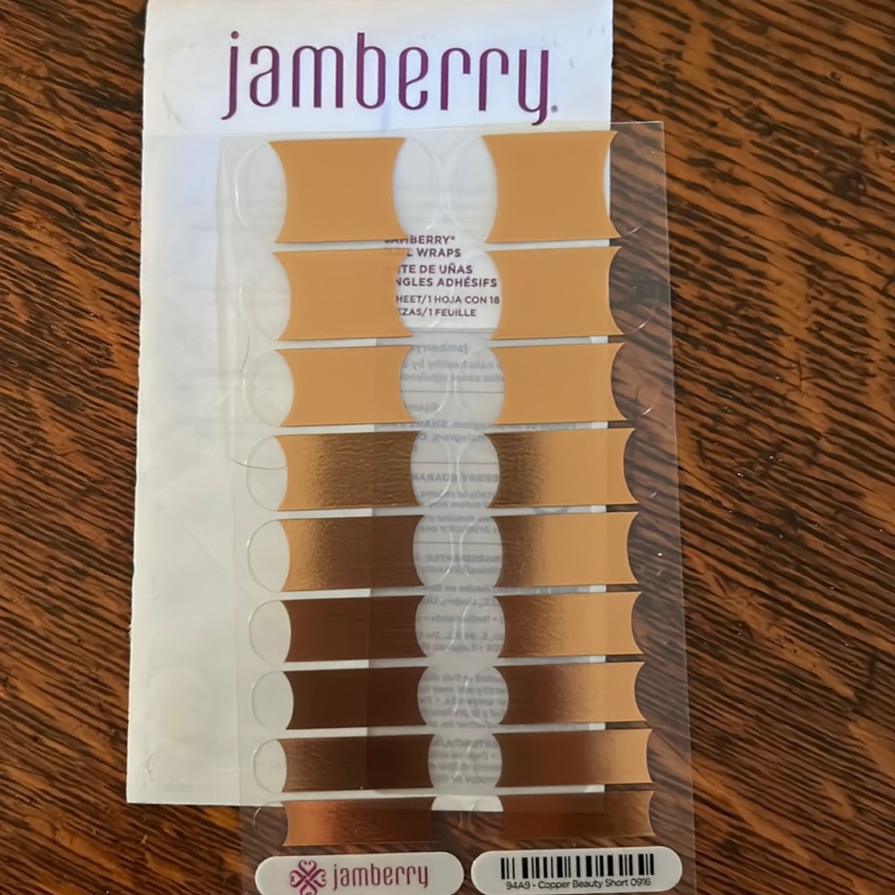 Jamberry Copper Beauty French tips